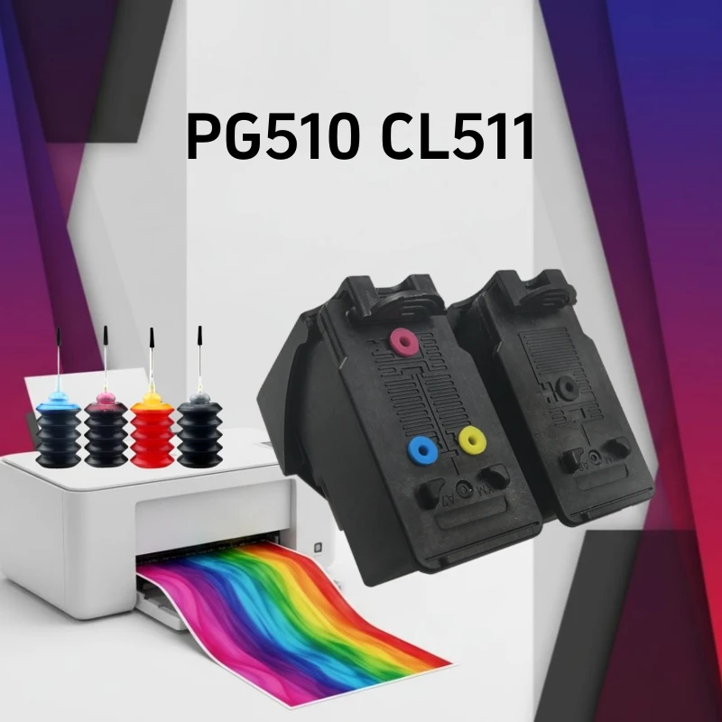 

PG510 CL511 Запасной картридж для картриджей Canon для Canon PIXMA Ip270 MP230 MP240 MP250 0 MX320 MX330