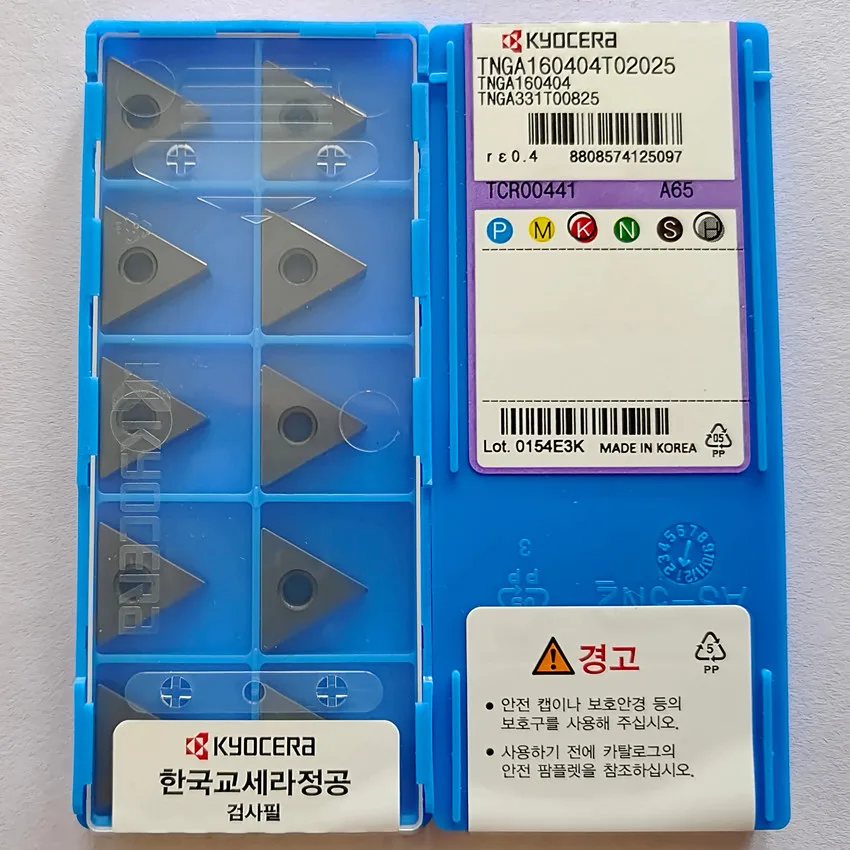 Carboneto do Cnc Insere Cerâmico 10 Peças pela Caixa Tnga160404 A65 Tnga160404 A66n Tnga160404 A66n Tnga160408 A66n Tnga1604 o