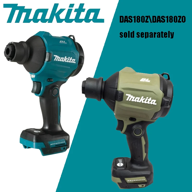 Makita Original DAS180 DAS180ZO LXT Brushless Cordless Dust Vacuum Blower 18V Lithium Multifunction Rechargeable Power Tools