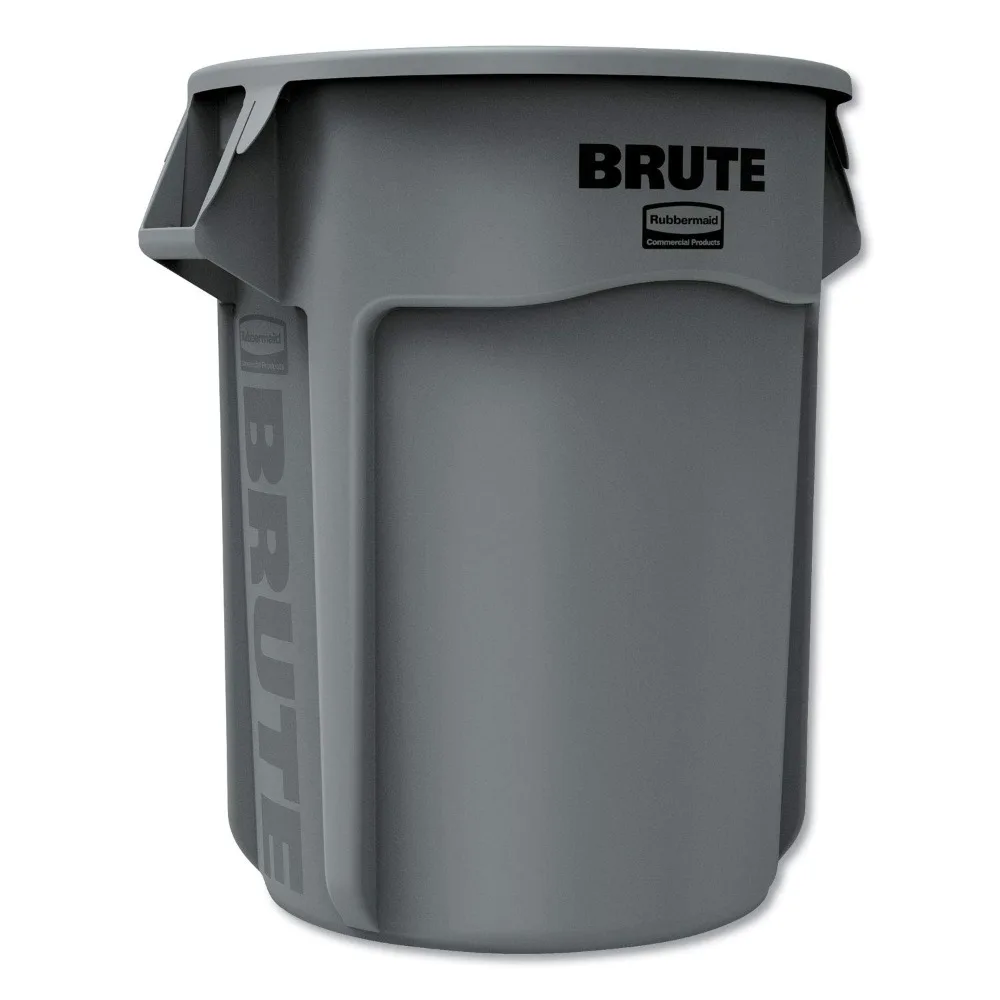

Commercial 265500GY Round Brute Container Plastic 55 gal Gray