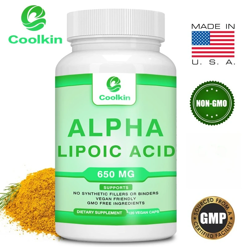 Alpha Lipoic Acid - Blood Sugar Control and Metabolism, Anti-Aging, Cell Protection, Skin Health and Reduces Wrinkles