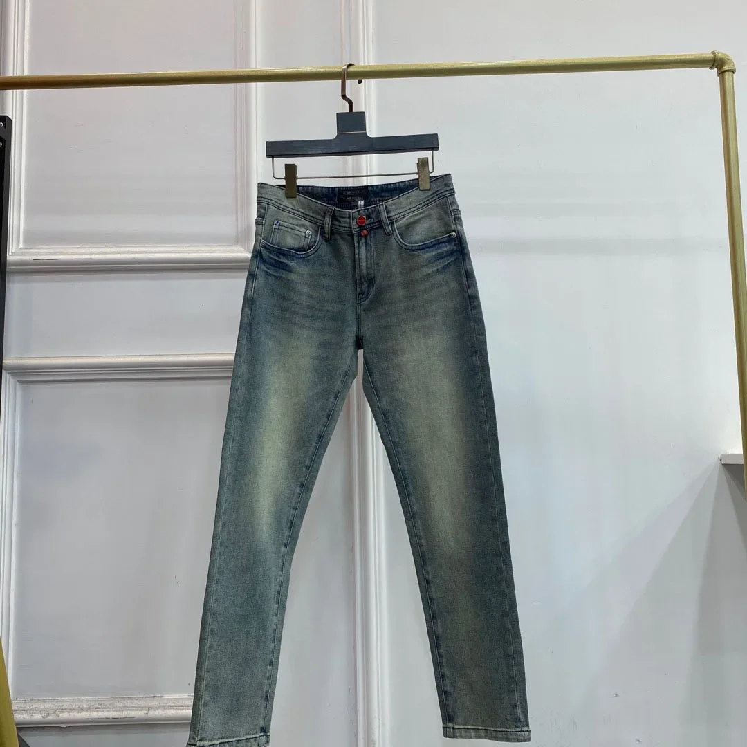 2 DIKU 2025 Men's New Boutique Washed Denim Jeans Sizes 29-40