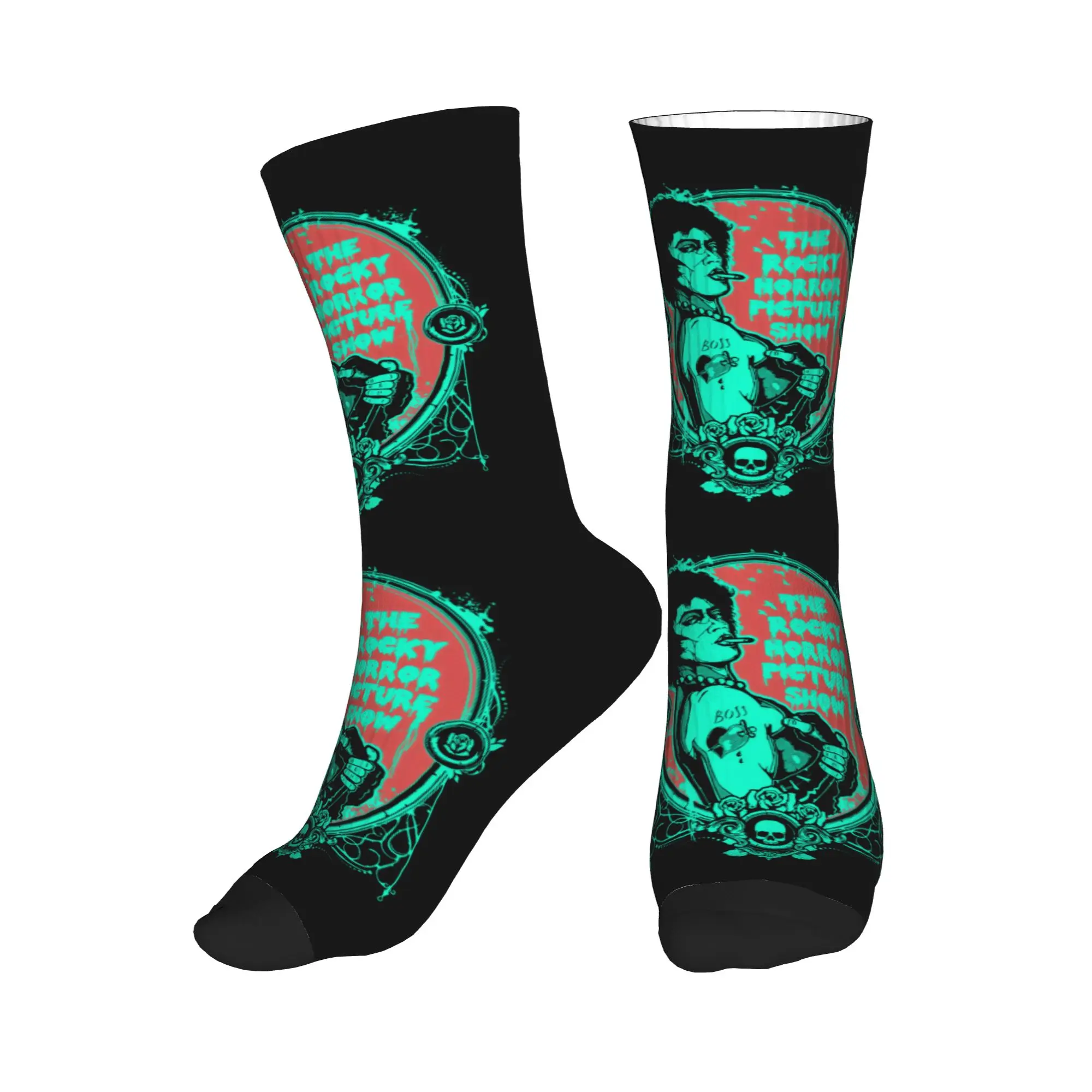 

The Rockys Horror Picture Show Dress Socks for Men Women Warm Funny Novelty Crew Socks