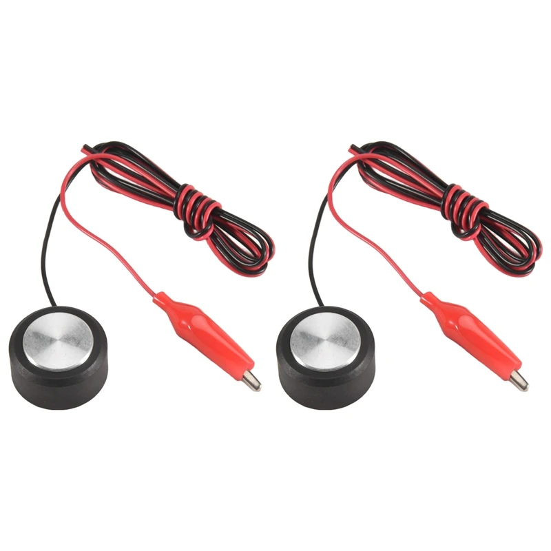 A74I-2Pcs CNC Z Axis Router Mill Zero Check Touch Plate Setting Probe Setting Probe Milling 35Mm CNC Engraving Machine Tools