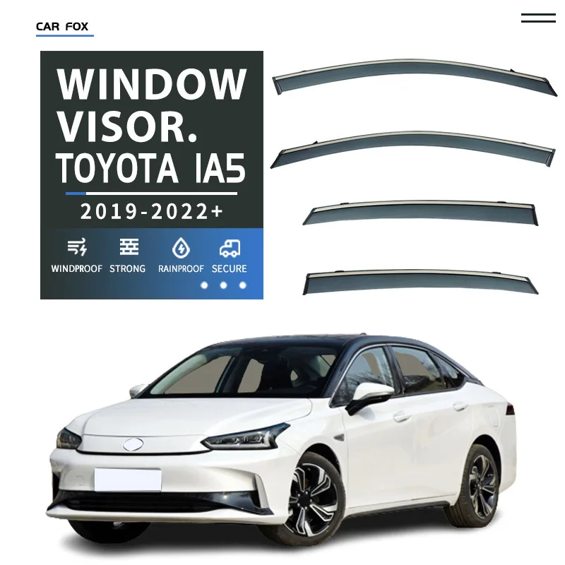 

Для Toyota IA5 2019-2022: Дефлекторы окон, навесы-козырьки, защита от дождя и солнца для боковых окон, автоаксессуары