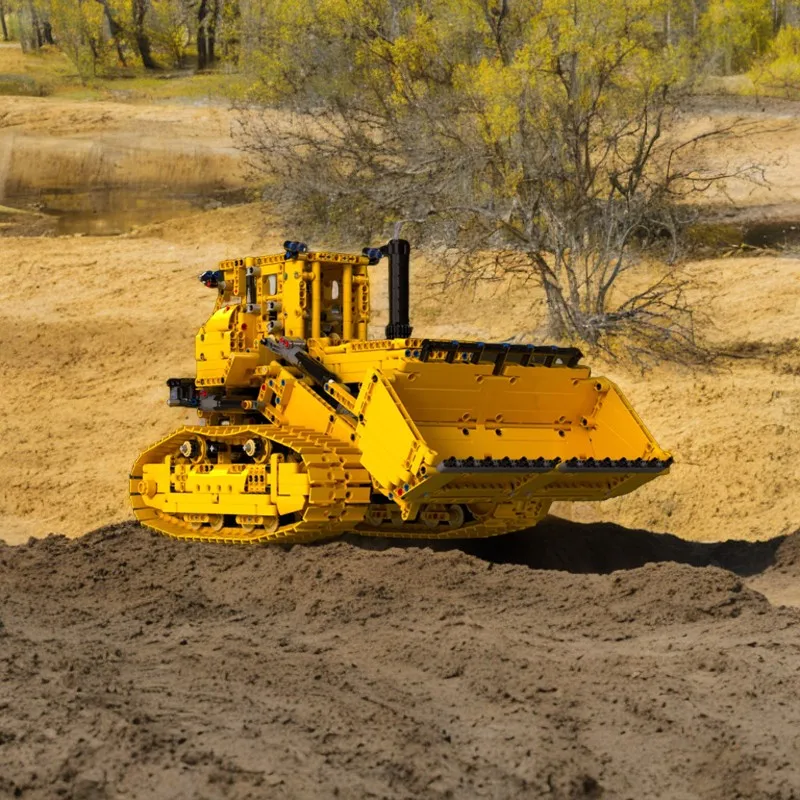 

2149 шт. Technic Komatsu D155S Гусеничный погрузчик Moc, набор строительных блоков - большой комплект строительной машины для дисплея и энтузиастов