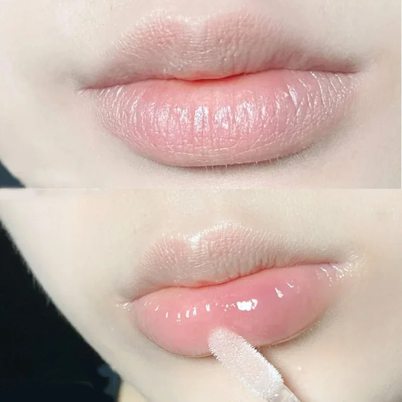 Frucht-Lippenöl, klarer transparenter Lippenbalsam, Feuchtigkeitscreme, feuchtigkeitsspendend, nahrhaft, langlebig, Lipgloss, koreanische kosmetische Lipgloss-Basis