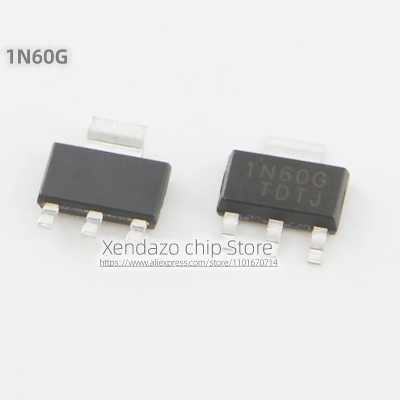 5pcs/lot 1N60G-AA3-R 1N60G SOT-223 package Original genuine 600V/1A MOS field-effect transistor