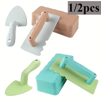 3/6pcs Premium Kids Beach Toys Set -Durable Sand & Snow Play Tools with Pastel Shovels/Rakes/Buckets - BPA-Free Plastic Outdoor