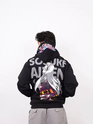 Bleach New Model hoodies Oversized Unisex Print for Men Women Fashion Hip Hop Sports Graphic Comfortable high quality Couples
