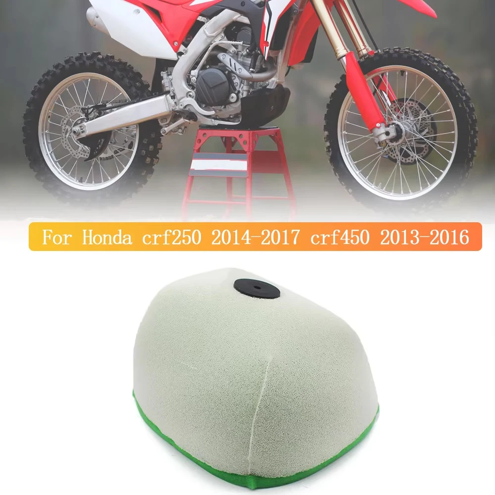 Motorcycle Sponge Air Filter Air Filter for Honda CRF450 CRF450R 2013 2016 CRF250 CRF250R 2014  2017