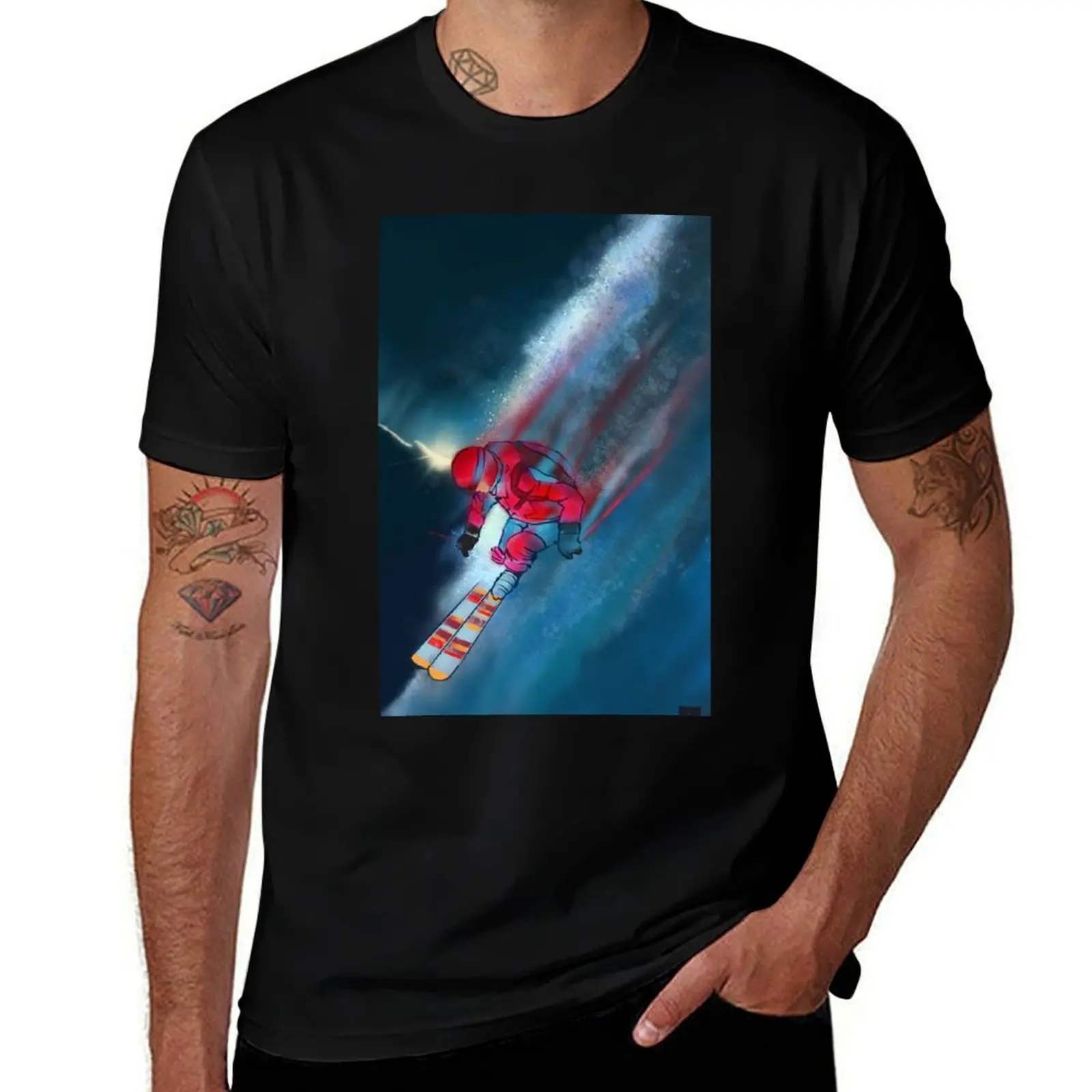

Extreme skier T-Shirt man tshirt men t shirt cotton 100%
