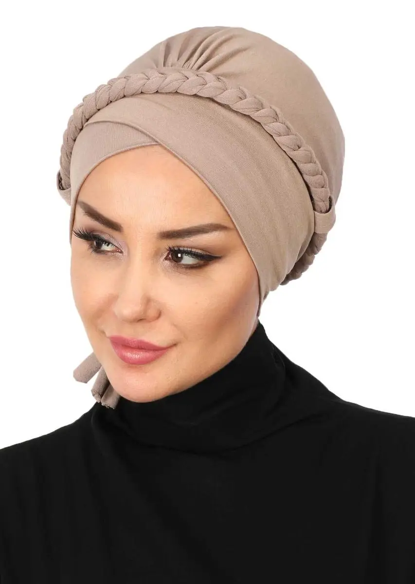 Vison de osso penteado trançado