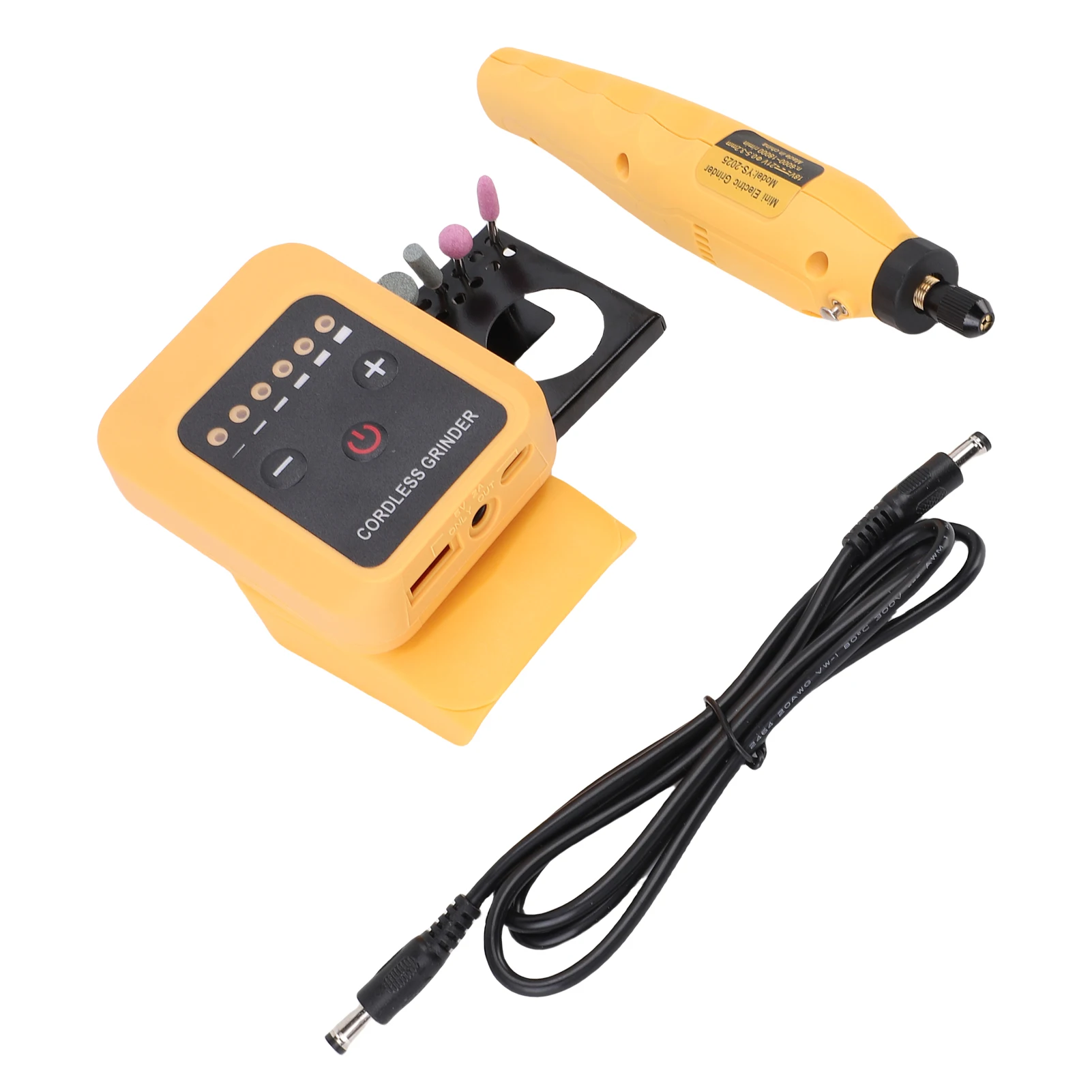 

Cordless Rotating Tool Set Powerful Accurate Portable Mini Cordless Rotating Tool Kit Complete USB Type C Output for Polishing