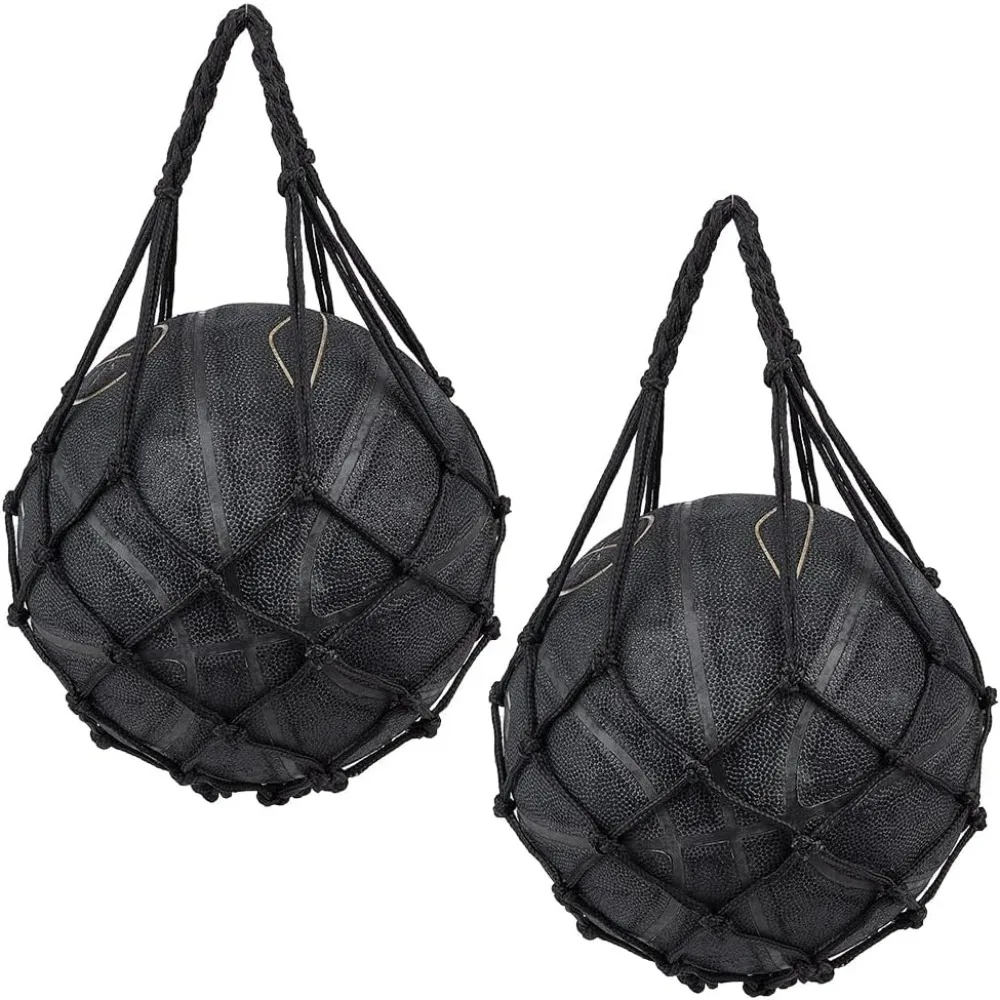 

Basketball Net Bags Football Mesh Bag Polyester Storage Sports Ball Holder Carry Bag Single Ball Carrier Training Equipment Bags