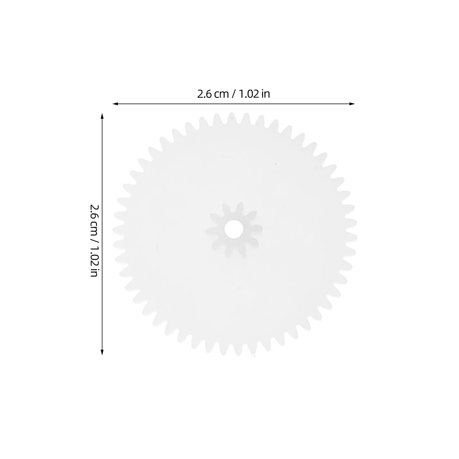 19Pcs Double Layer Plastic Gears High Precision Reduction Gear Kit for Robotics Rc Cars Miniature Motor Gear Replacement DIY
