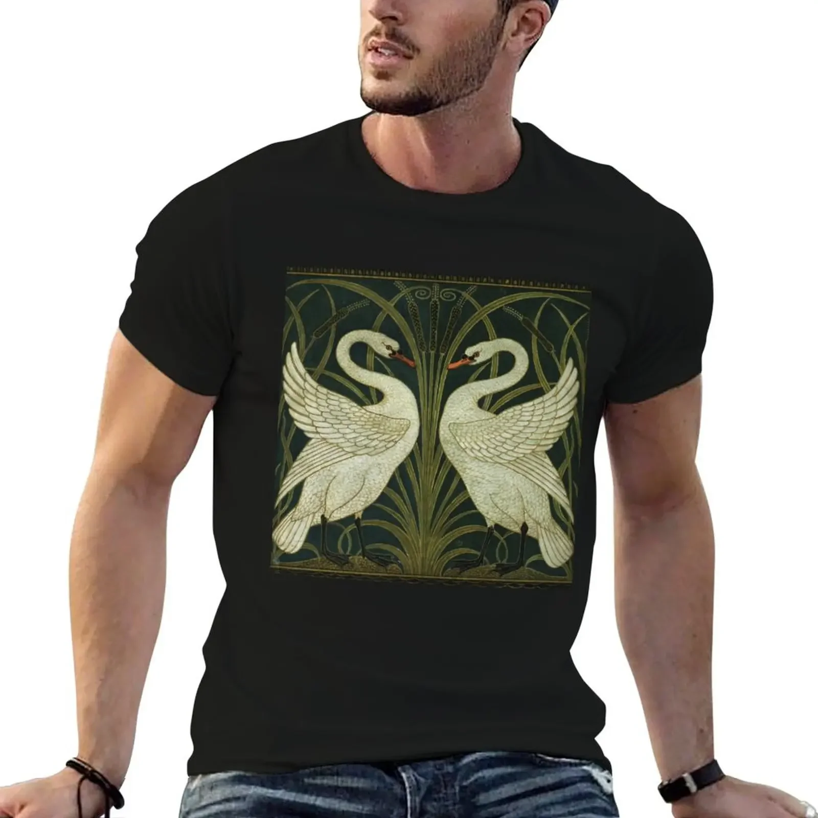 Art Deco - Swan, Rush, and Iris T-Shirt Aesthetic clothing aesthetic clothes oversize t-shirts man men workout shirt