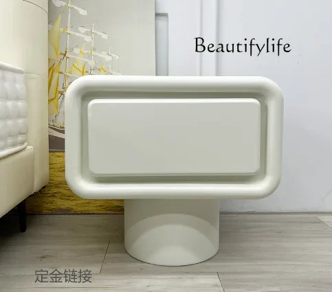 

BJ Cloud Bedside Table Medieval Light French Modern Simple Bedroom Bedside Storage Cabinet