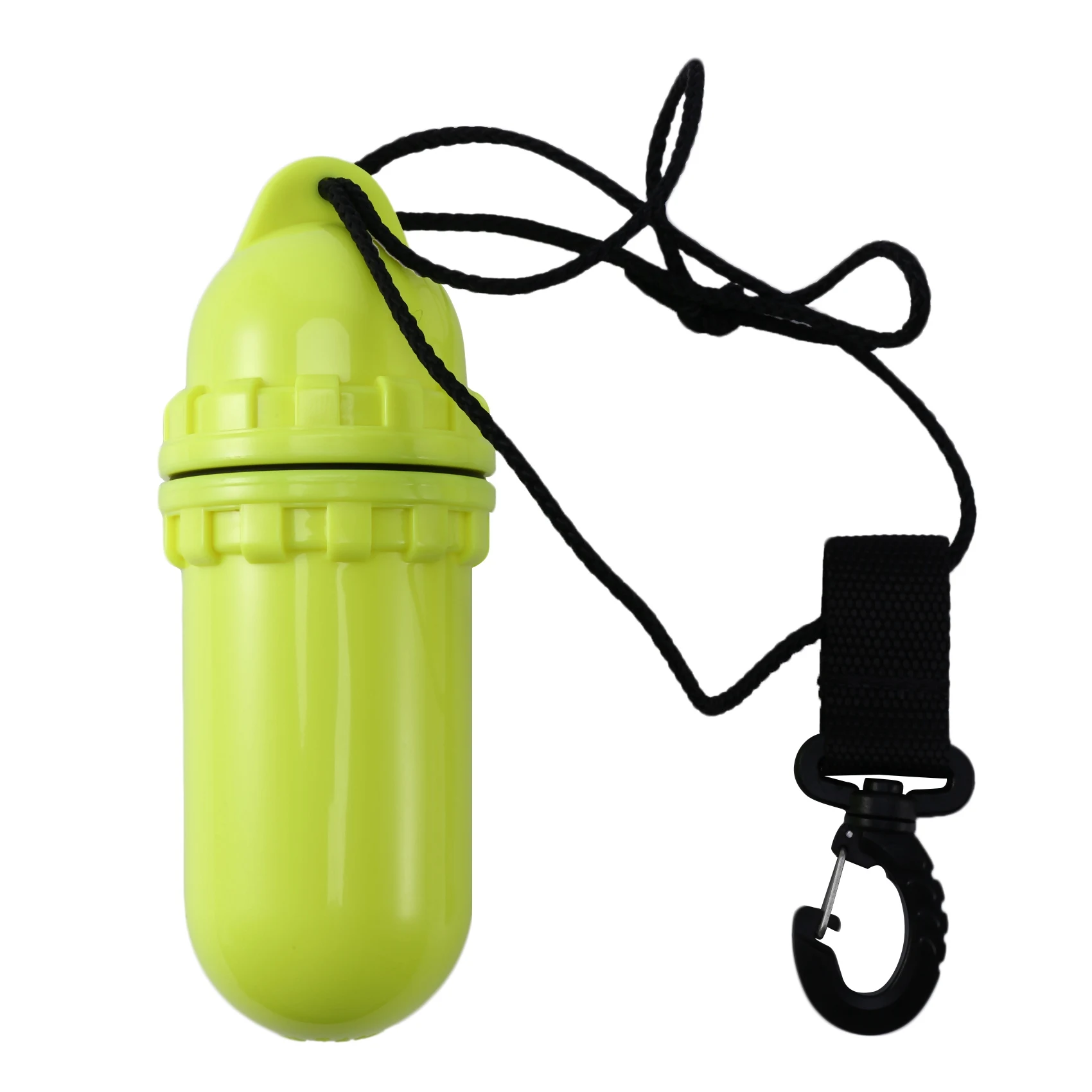 Kayak Diving Dry Box Diving Snorkeling Waterproof Cylindrical Dry Box with Clip with Snap Hook and Hanging Rope