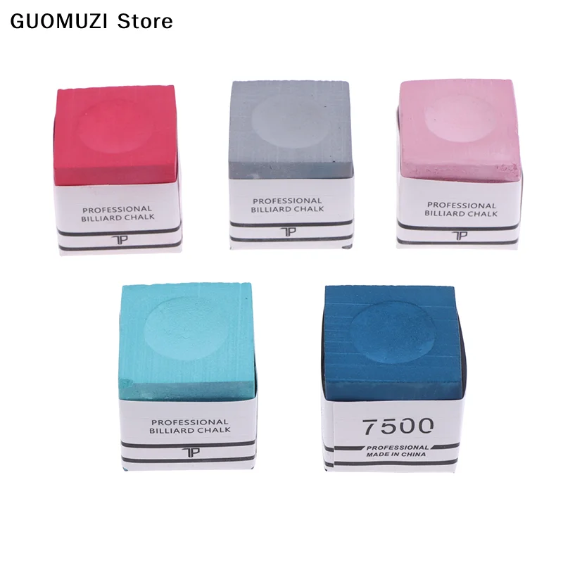 

【OD】Square TP7500 Billiard Chalk Non-slip Fine Powder Snooker Neutral Pool Chalk Billiard Accessories 5 Colors Available