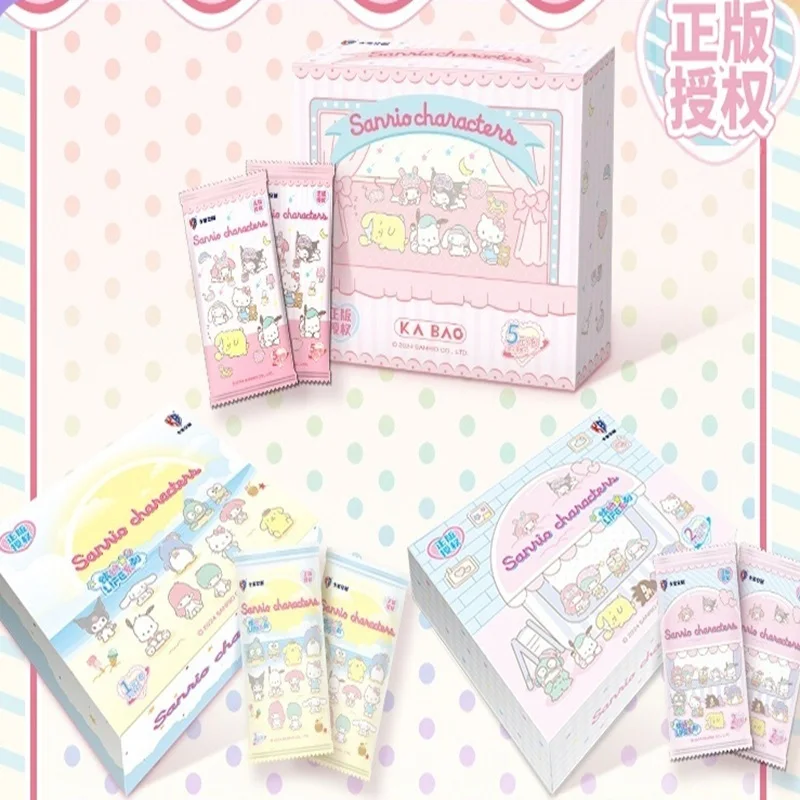 

New Sanrio Collection Card Polaroid Party Series Second Generation Genuine Collection Card Blind Box Surprise Collection Gift