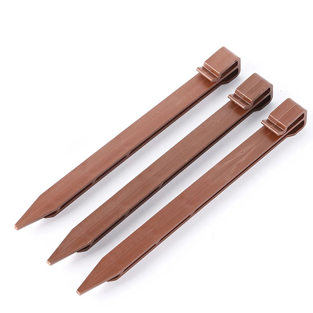 

20pcs Tent Stakes Durable Plastic Camping Ground Nails Heavy Duty Snow Beach Outdoor Tools Garden Decorations