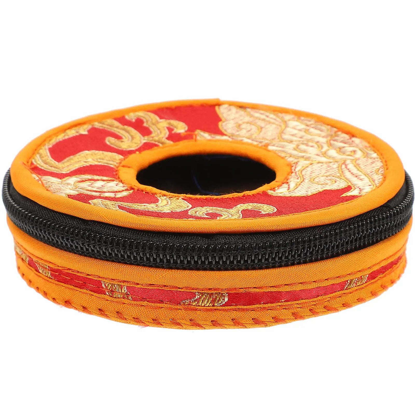 Professional Nepal Bell Case Handcrafted Exquisite Design Perfect Fit for Meditation Bell Tingsha Cymbals Storage Box Carrier view 3