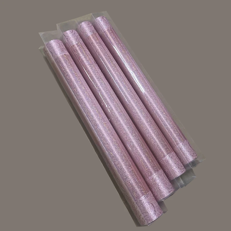 Rosa Sego Headties Nigerian Hayes Gele Kopftuch für afrikanische Damen, passender Spitzen-Kopfwickelstoff, 2-teiliges Kopftuch für Hochzeit und Party JX-14 – Detail 3
