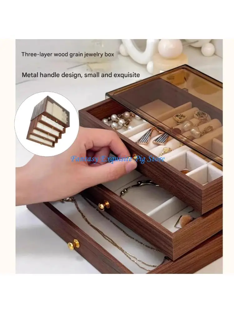 

Jewelry Storage Box Small Design with Closure Jewelry Displaying Organizers Suitable for Earrings Necklaces Rings