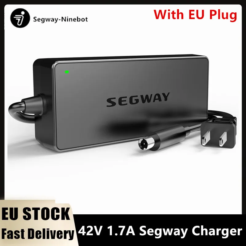 EU-LAGER Original 42V 1.7A Segway-Ladegerät mit EU-Stecker für Ninebot G2 G30 ES2 ES4 E22 G30LP T15 F30 F40 F2 D28 D38 für Xiaomi M365/Pro 71W Ladegerät