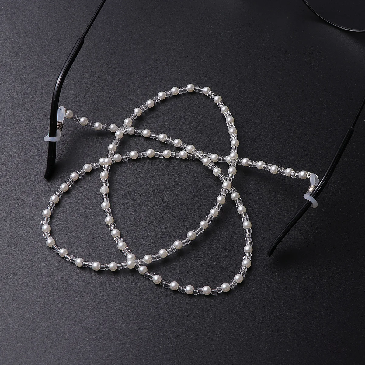 

4pcs Eyeglass Chain Beaded Glasses Cord For Reading Sunglasses Holder Neck Strap Eyewear Retainer String Accessory