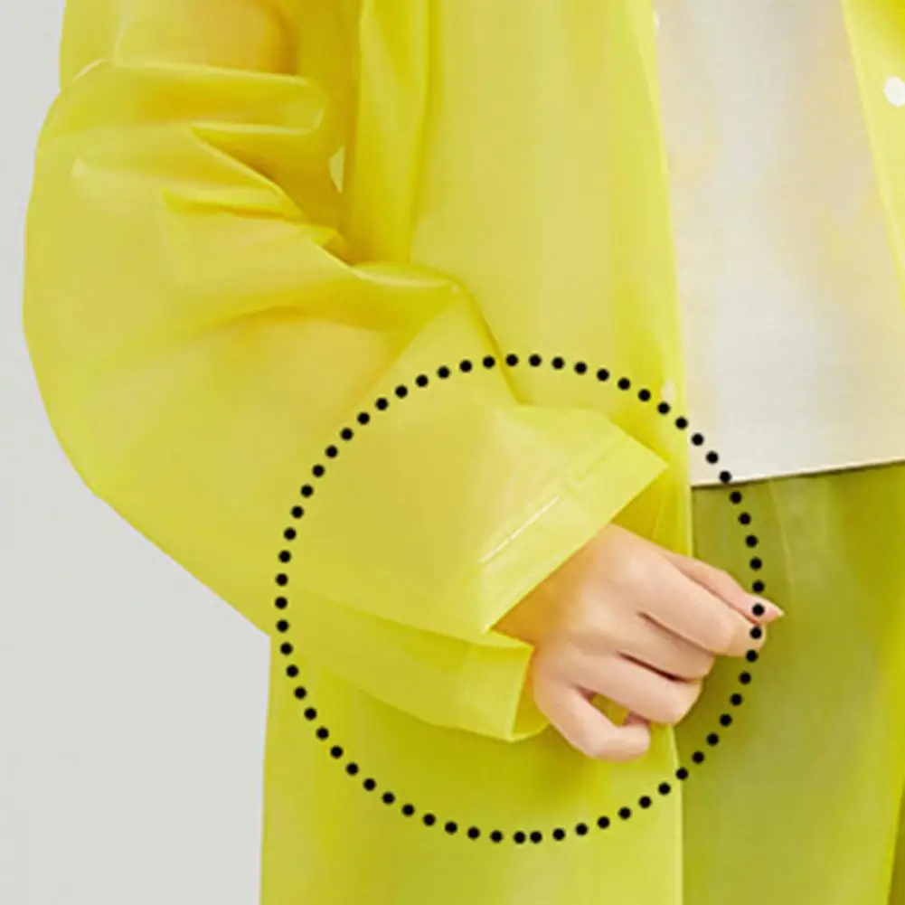 Thick Rain Suit Adults Waterproof Rain Suit Set Breathable Eva Hooded Jacket Trousers Thick Outdoor Rainwear for Men Women