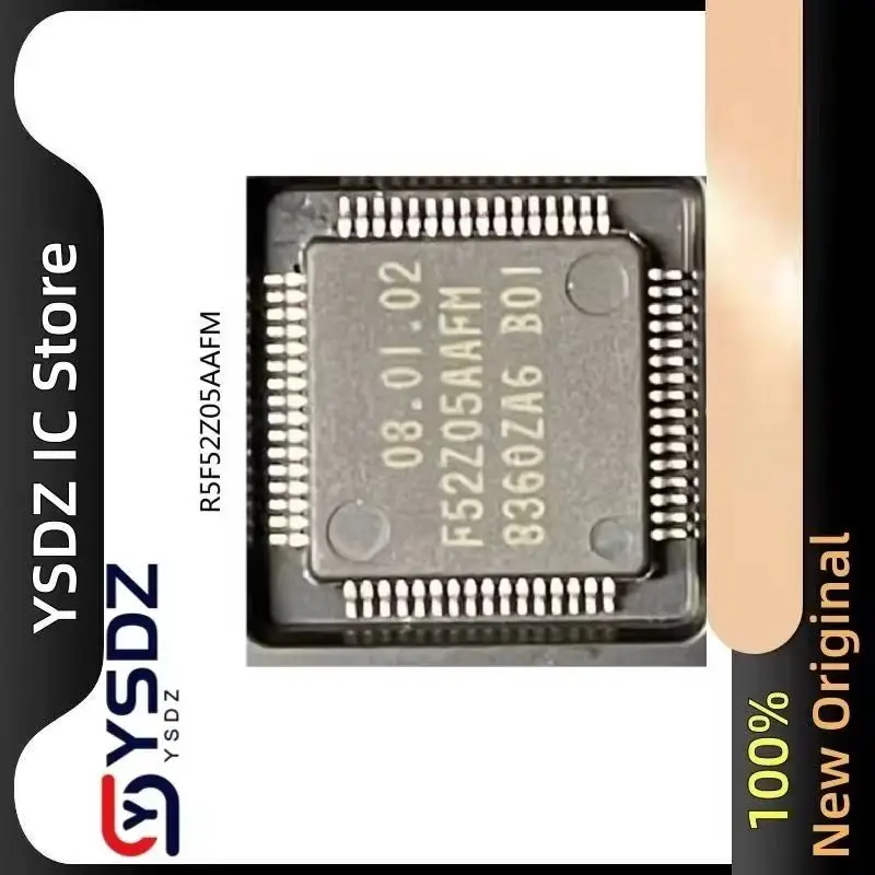 1PCS R5F52Z05AAFM Original MCU Chip QFP-64 IC New Stock for Electronic Components Market
