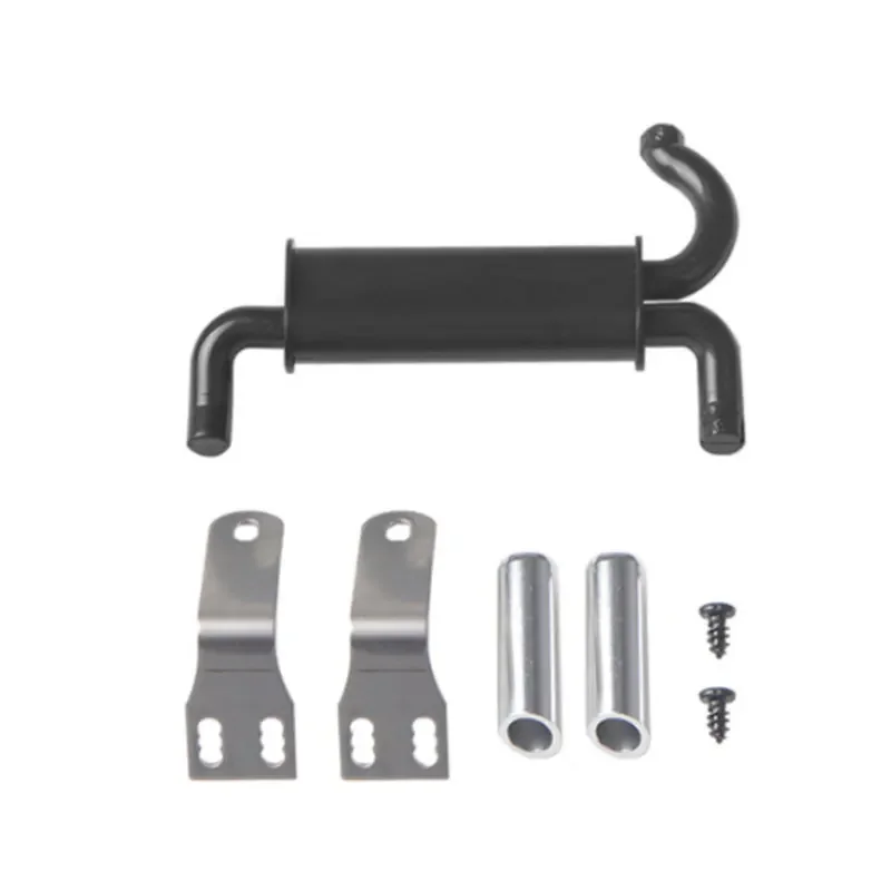 1/10 RC Car Metal EXhause Exhaust Pipe Tailpipe for 1:10 Rock Crawler TRX4 Axial SCX10 90046 RC4WD D90 Decoration Parts