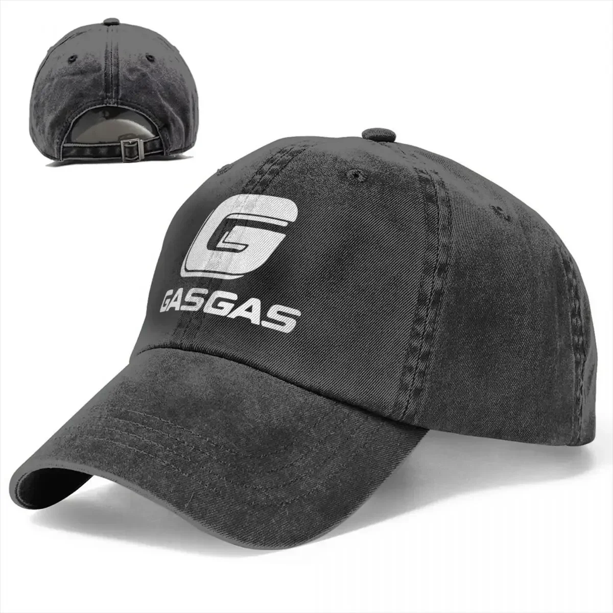 Fashion GasGas Motorcycle Baseball Cap Unisex Style Distressed Denim Snapback Cap Racing Mountain Bike Outdoor Summer Hats Cap