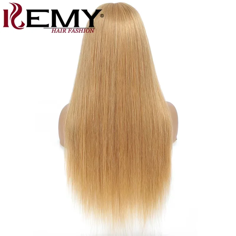 13x4 Lace Front Human Hair Wigs Honey Blonde Straight Pre Plucked Lace Wigs Brazilian Remy Hair Wig For Women 150% Fast Shipping