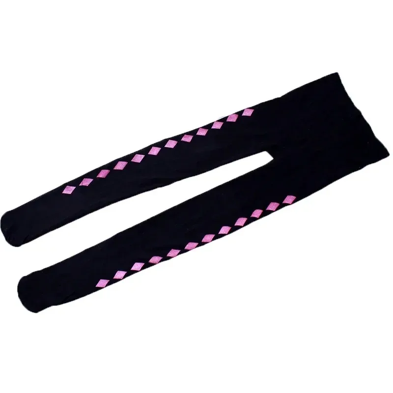 Anime Puella Magi Madoka Magica Cosplay Akemi Homura Costume Pantyhose Black Purple Women JK Stockings Girls Uniform Socks