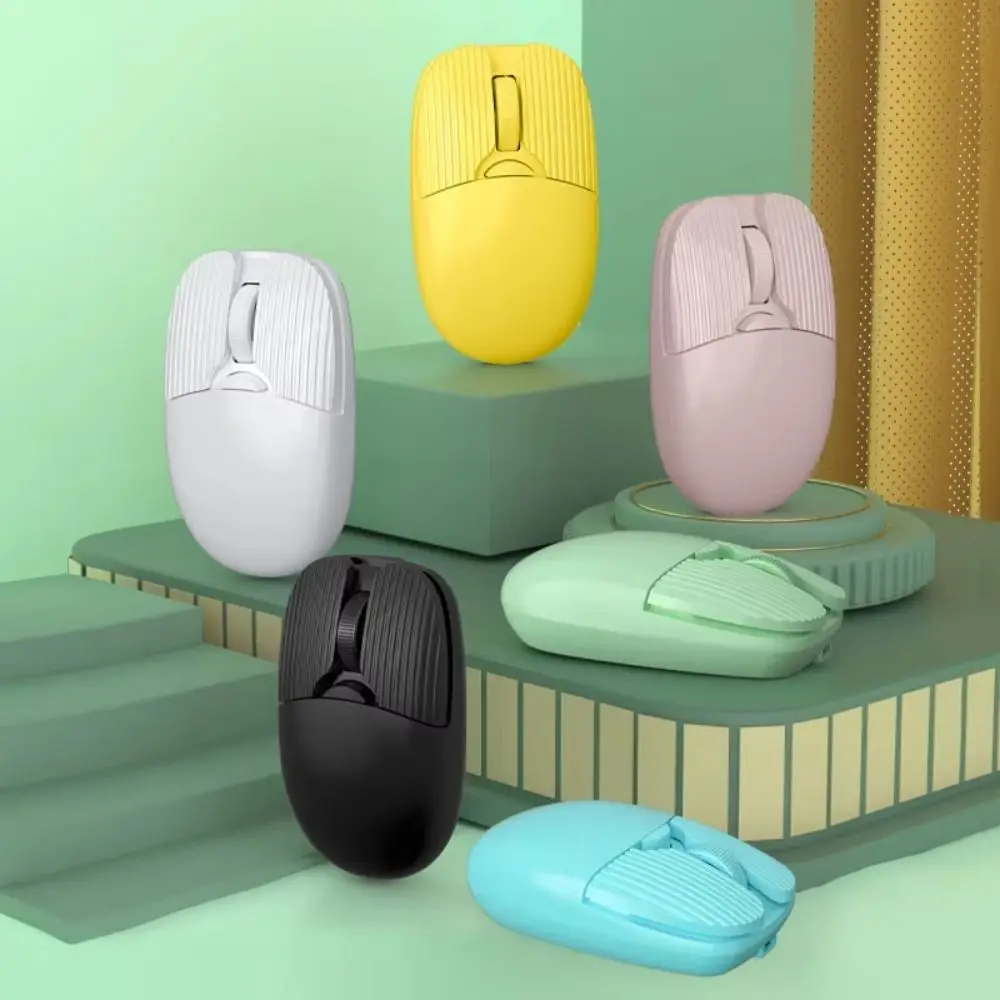 2.4GHz Dual-mode Wireless Mouse Noiseless Low Energy Consumption Ergonomics Wireless Mouse Convenient Portable