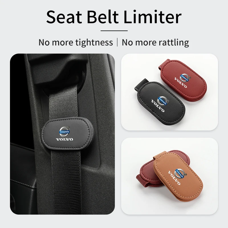 Car Seat Belt Limiter Fixed Safety Clip Magnetic For Volvo S60 XC90 XC60 C30 C70 XC40 V40 XC70 V70 V60 V50 S80 S40