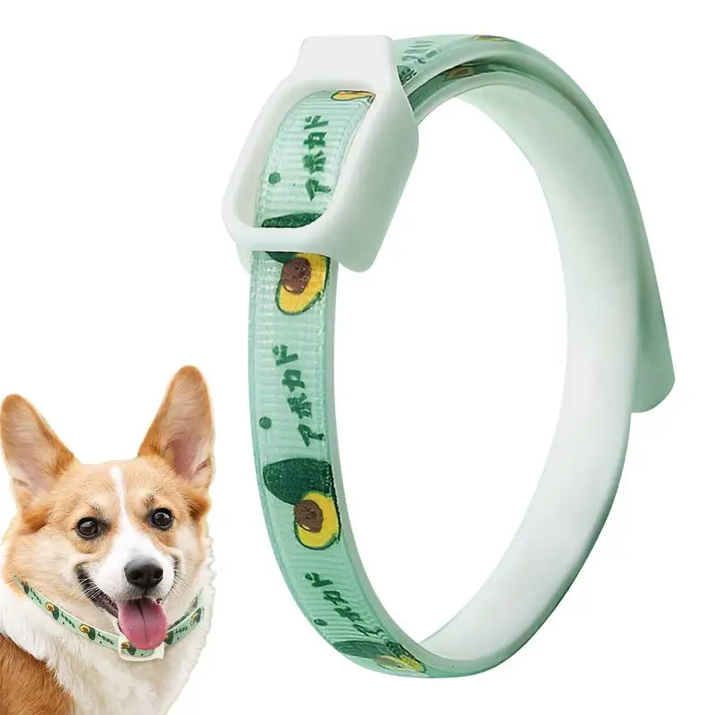 Pet Flea Collar Dog Anti Flea Ticks Cats Collar Outdoor Puppy Prevention Mosquitoes Repellent Collasr Adjustable Neck Wearing