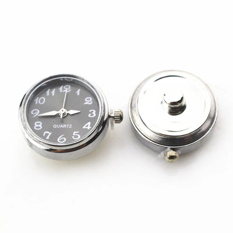 10pcs/lot 20mm white wrist watch snap buttons charms DIY women18mm Ginger Bracelet&bangles snap jewelry
