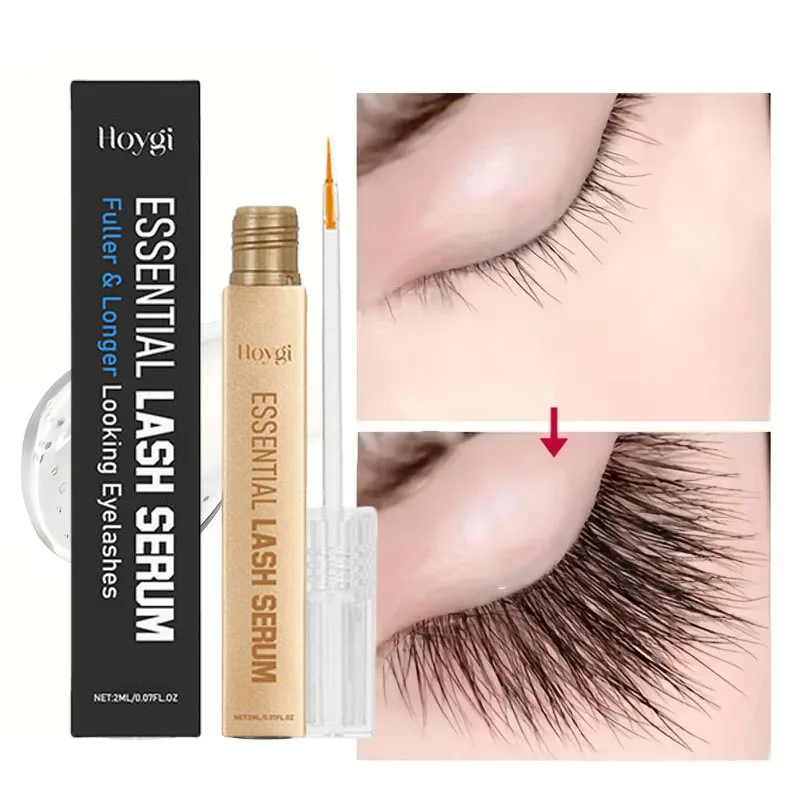 Soro de crescimento rápido de cílios, intensificador de cílios natural, mais cheio, mais grosso, ondulação, tratamento de cílios, produtos de cuidados com os olhos, maquiagem