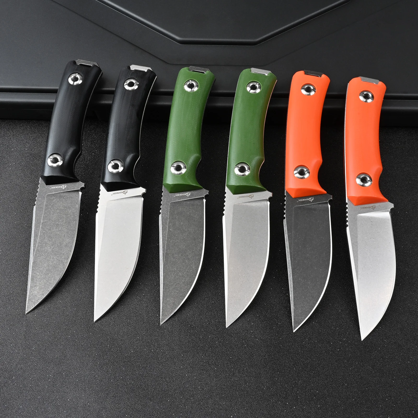 

G10 Handle Camping Outdoors EDC Tool Tactical Survival Knife Hunting Utility Fixed Blade Knives DC53
