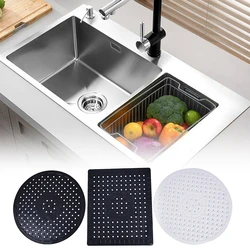 Sink Mat Rubber Dish Mat Drainer Non Slip Sink Protector Liner Anti-Slip Kitchen