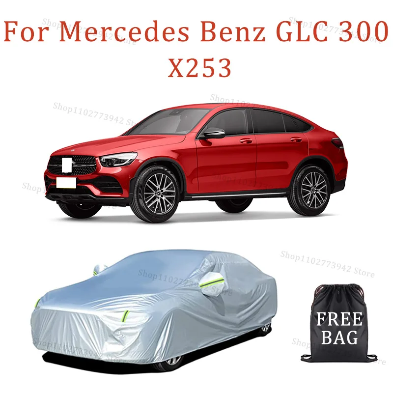 

Car Cover Protection Sunscreen Heat Insulation Dust Resistant Scratch For Mercedes Benz GLC 300 X253 Car Exterior Accessories