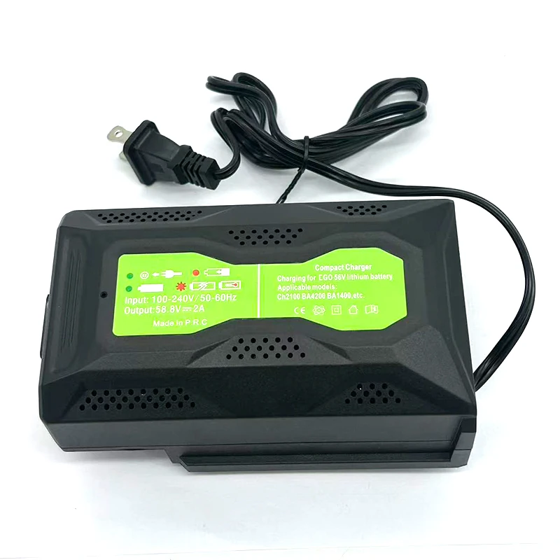 Portable Fast Charger Mini Charger compatible with BA1400T BA2242T battery can replace EGO 56V chargers models CH3200 CH5500