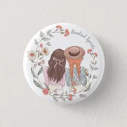 Anne Of Green Gables Kindred Spirit  Soft Button Pin Funny Creative Clothes Cartoon Collar Metal Hat Gift Fashion Lover