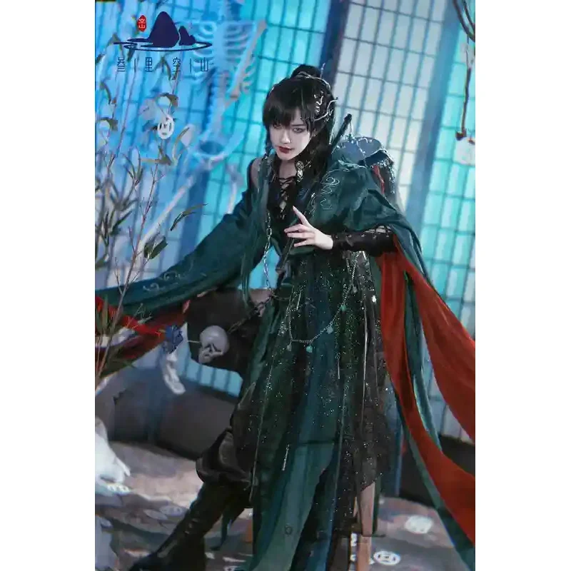 TGCF TianGuanCiFu Heaven Officials Blessing Qi Rong Cos Dress Hanfu Full Set Antique Clothes Uniform Halloween Suits