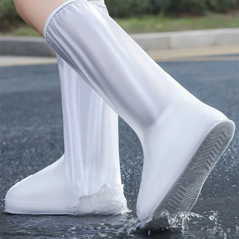 Waterproof Non-slip Shoe Covers For Men And Women When It Rains Thickened Wear-resistant Outdoor Shoe Covers For Rainy Travel