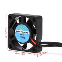 G2AC 30x30x7mm Fan 3007 5V for DC Brushless Computer Cooling Fan USB 2 Pin Sleeve Bearing PC Computer for Case Cooler